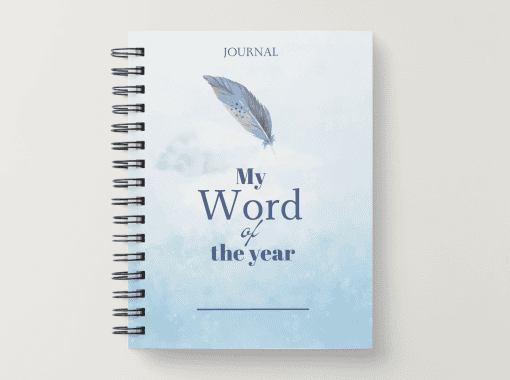 My Word of the Year Journal : Feather