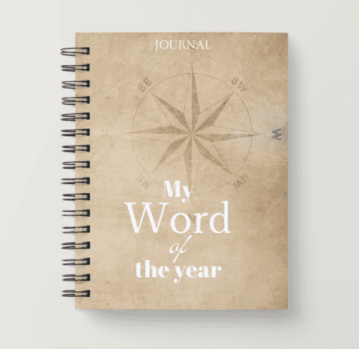 My Word of the Year Journal - Compass on cover