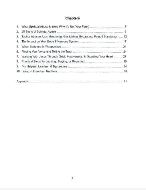 Healing From Spiritual Abuse Booklet - Image 2